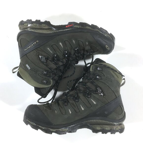 Salomon Quest 4D GTX Waterproof Hiking Boots Mens Size 9 Gray 128653 - Picture 3 of 10